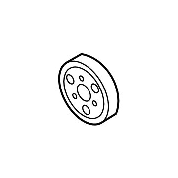 Ford HJ5Z-8509-A Pulley