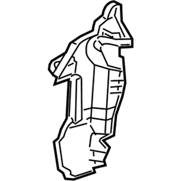 Lexus 53293-76010 DEFLECTOR, Radiator