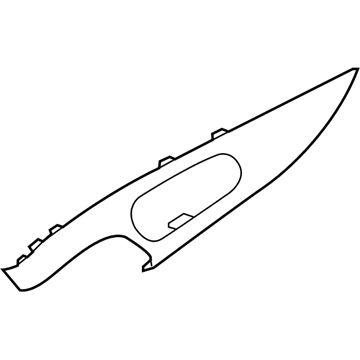 Nissan 80682-5HK0A Escutcheon-Front Door Inside Handle, RH
