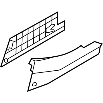 Hyundai 84614-2B000-J4 Trim Assembly-Console Side, LH