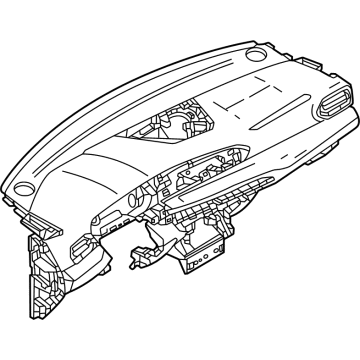Mopar 7QD80U8TAA PANEL-INSTRUMENT PANEL