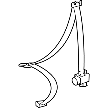 Toyota 73210-04211-B0 Belt & Retractor