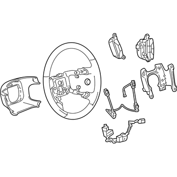 GM 25909824 Steering Wheel