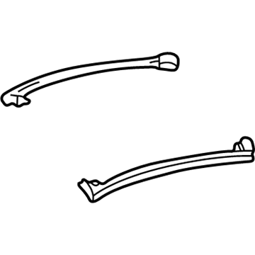 Lexus 62381-24070 Weatherstrip, Roof Side Rail, RH