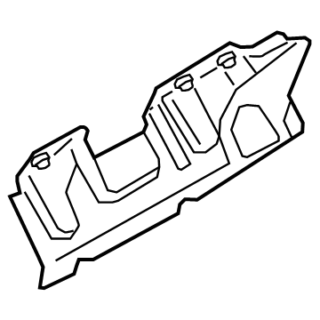 BMW 11-65-9-844-518 HEAT SHIELD RIGHT