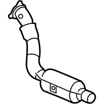 Mopar 4809660AF Catalytic Converter & Pipe