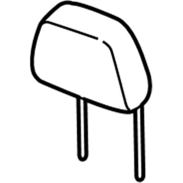 BMW 52-20-7-384-916 Headrest Imitation Leather