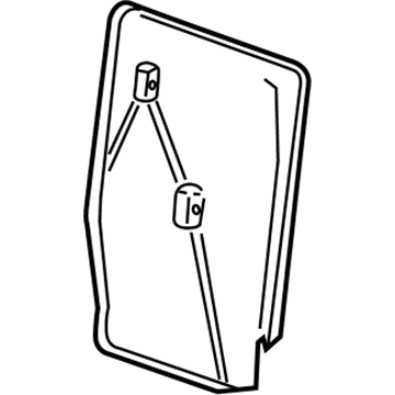 BMW 52-20-7-381-150 TRIM BACKREST, RIGHT