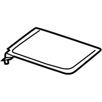 BMW 52-20-7-384-726 SLOT COVER, RIGHT