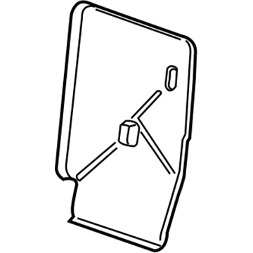 BMW 52-20-7-381-151 TRIM BACKREST, LEFT