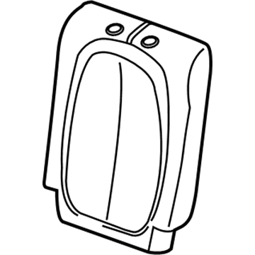 BMW 52-20-7-300-105 FOAM PADDING, BACKREST, LEFT