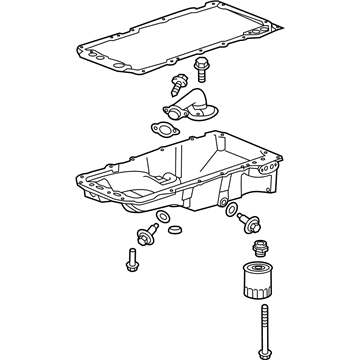 GM 12626225 Oil Pan