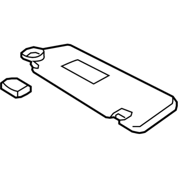 Toyota 74310-48520-B0 Sunvisor