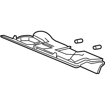 Acura 77346-TY2-A03ZA Cover Assembly, Passenger (Lower) (Light Orchid)