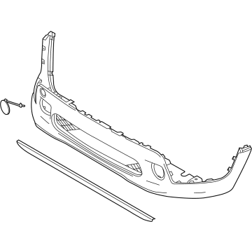 Mopar 6VZ71LXHAA Front Lower Bumper Cover