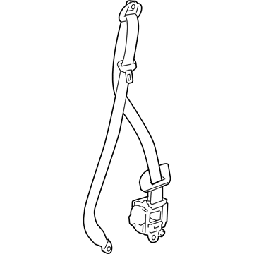 GM 19257002 Retractor Assembly