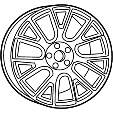 Mopar 6DB71VXWAA Aluminum Wheel