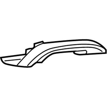 Infiniti 85087-5DL0A Moulding-Rear Bumper Lower, LH