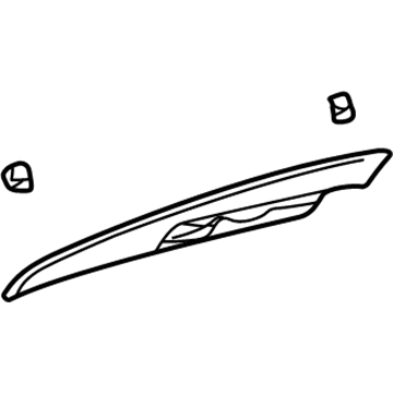 Lexus 62430-24030-A0 Garnish Assy, Roof Side Rail, RH