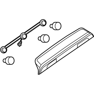 Nissan 26590-EA80A Lamp Assembly-Stop
