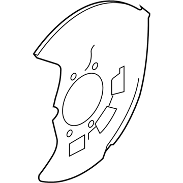 Infiniti 41151-5CA0A Splash Shield