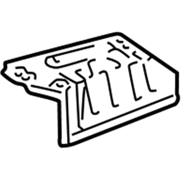 Lexus 58313-30900 Extension, Rear Floor Pan To Quarter Panel, RH