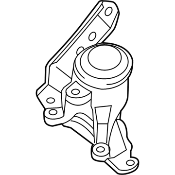 Nissan 11210-3KA0A Engine Mounting Insulator , Right