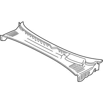 GM 90583311 Deflector, Plenum Water *Black