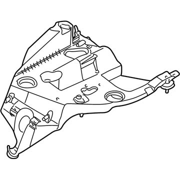 BMW 63-12-8-387-095 Bracket Headlight Left