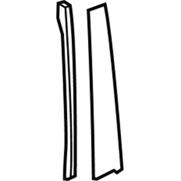 Lexus 75075-78010 MOULDING Sub-Assembly, Rear Door
