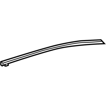 Lexus 75763-78010 MOULDING, Rear Door Window Frame