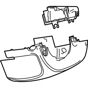 GM 9066080 Lower Column Cover