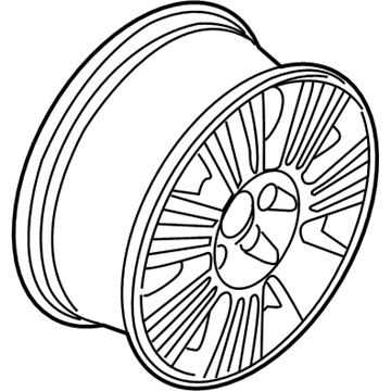 Ford BL7Z-1007-B Wheel, Alloy