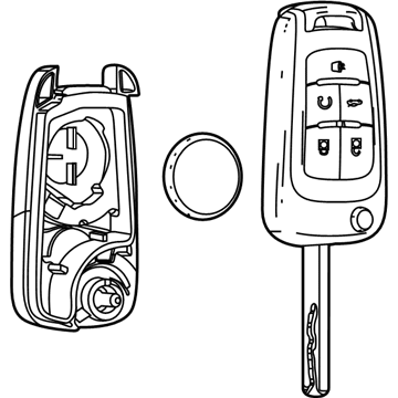 GM 20873620 Key