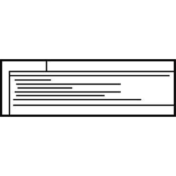 GM 15068215 Info Label