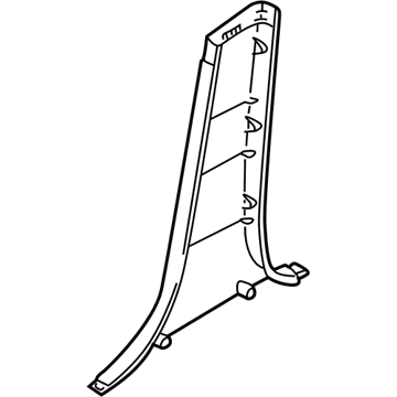 Kia 0K2A168230H75 Trim-B Pillar, Lower , RH