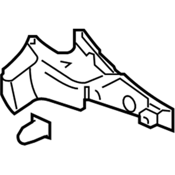 Nissan 87331-6GA0D Finisher-Cushion, Front Seat Inner RH