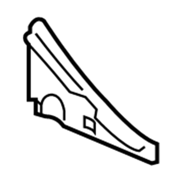 Nissan 87405-6GA0D Cover-RECLINING Device, Front Seat Outer RH