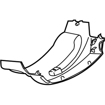 BMW 61-31-6-911-548 Lower Trim Panel