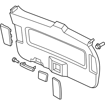 Honda 84431-SHJ-A01ZA Lining Assy., Tailgate *G64L* (OLIVE)
