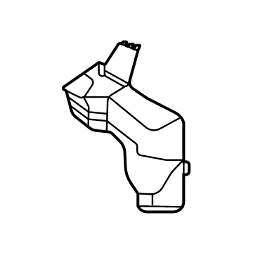 BMW 51-71-7-453-943 DISCHARGE DUCT, LEFT