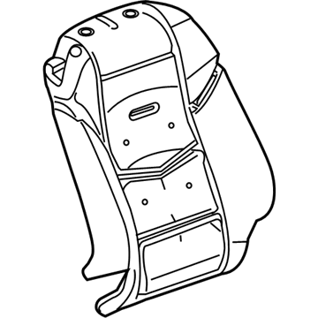GM 23149387 Seat Back Pad