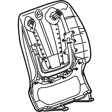 GM 22978739 Seat Back Panel