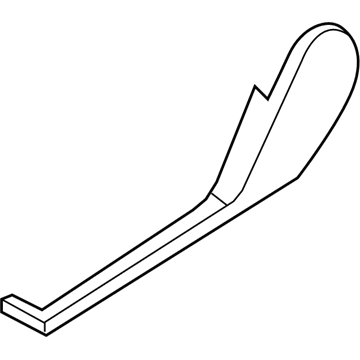 Nissan 87380-ZM10A FINISHER Assembly-Cushion, Front Seat L