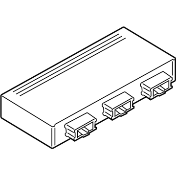 BMW 61-35-7-394-649 Ecu, Rear Function Module