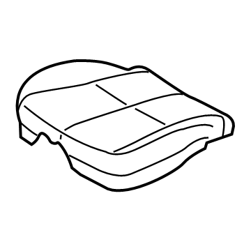Kia 88260A9110DLQ Front Cushion Covering, Right