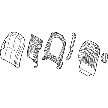 Kia 88400A9080DLE Back Assembly-Front Seat, RH