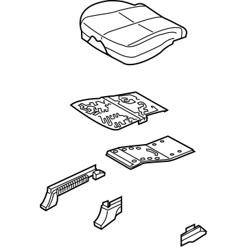 Kia 88200A9581DLF Cushion Assembly-Front Seat