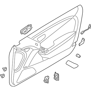 Hyundai 82307-2M830-9P Panel Assembly-Front Door Trim, LH