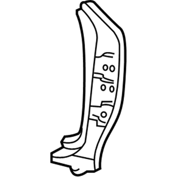 Ford XF2Z-1622842-AA Hinge Pillar Reinforcement